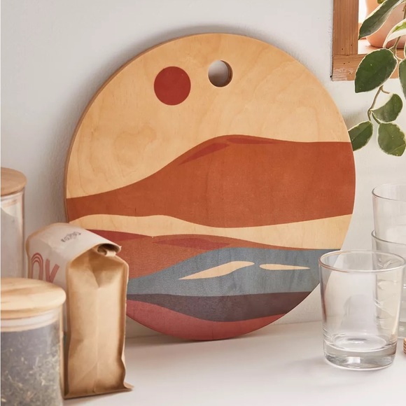 Urban Outfitters Other - Urban Outfitters Cutting Board // Desert Sand Design // Wall Decor